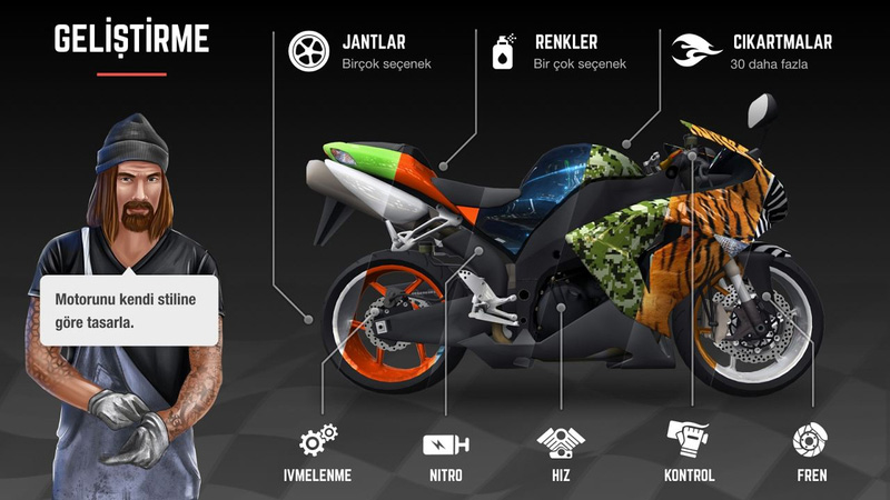 疯狂摩托车(Racing Fever: Moto)游戏截图2