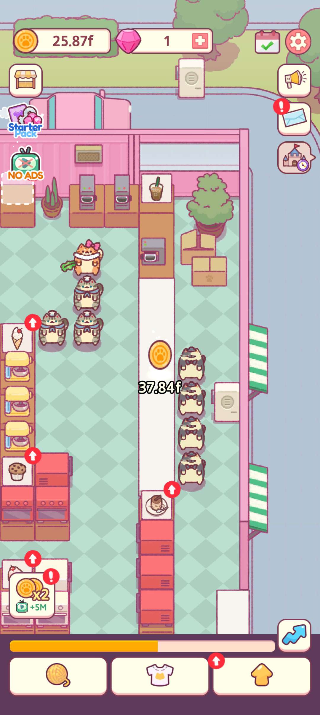 猫喵小吃店（MOD菜单)(Snack Bar)游戏截图4