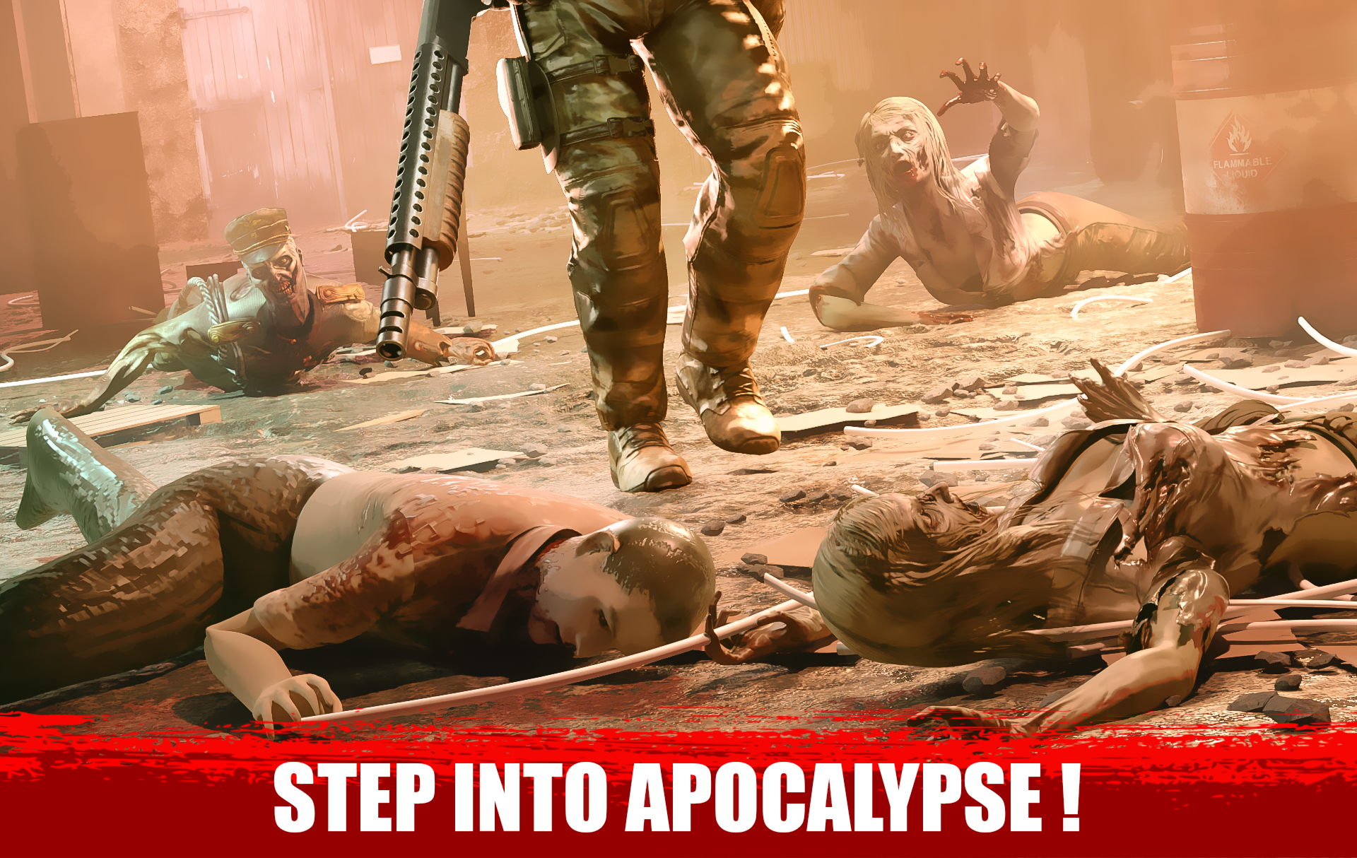 死亡猎人内置菜单(Apocalypse Zombie Survival Shooter)游戏截图1