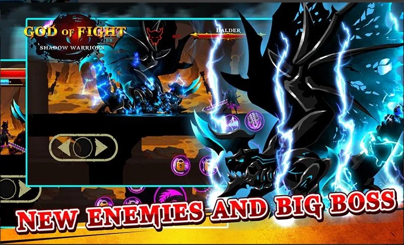 暗影格斗–杀手之神(Shadow Stickman Warrior)游戏截图4