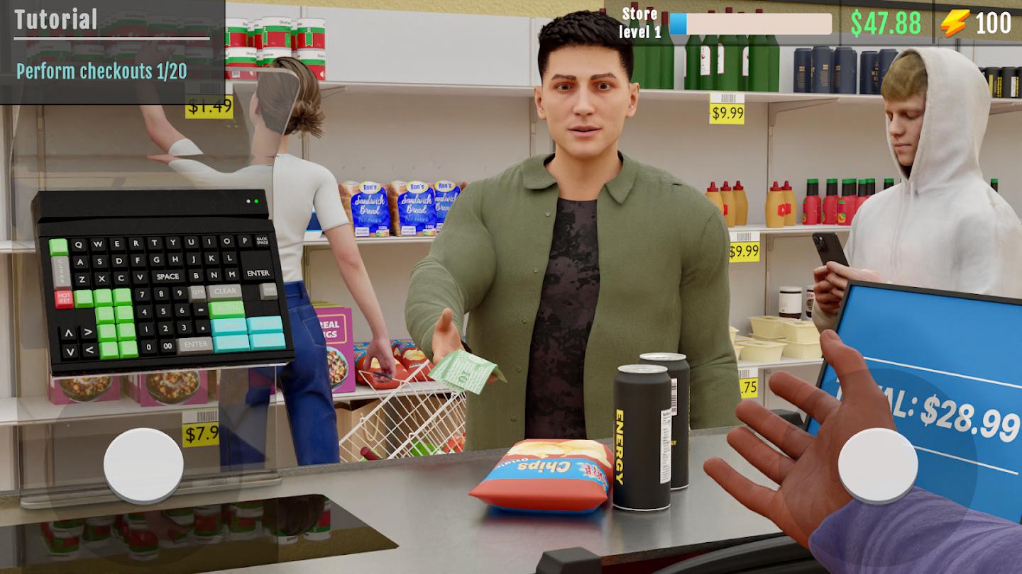 超市模拟器3D(Supermarket Manager Simulator)游戏截图1