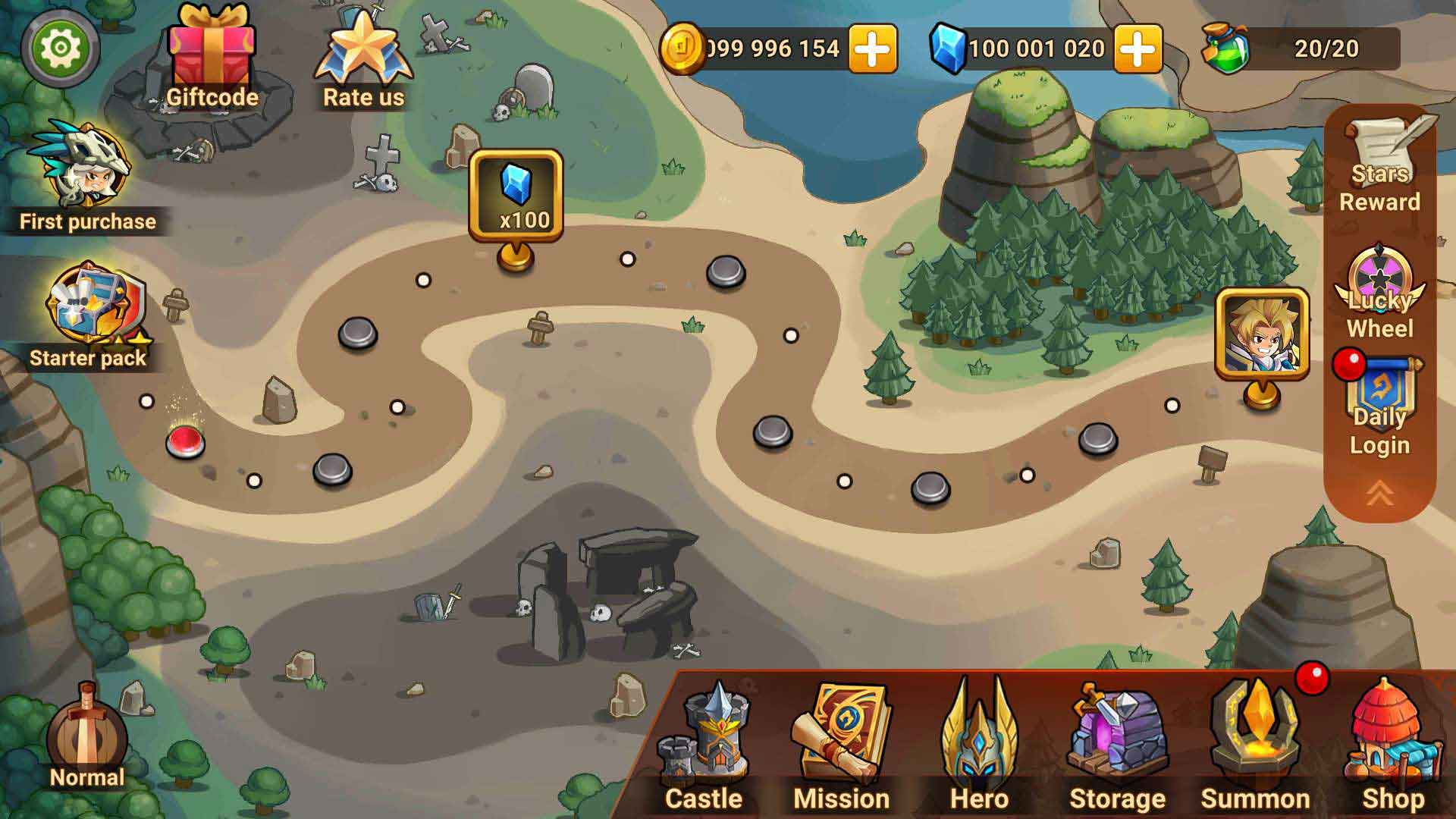 城堡后卫内置菜单(Castle Defender)游戏截图3