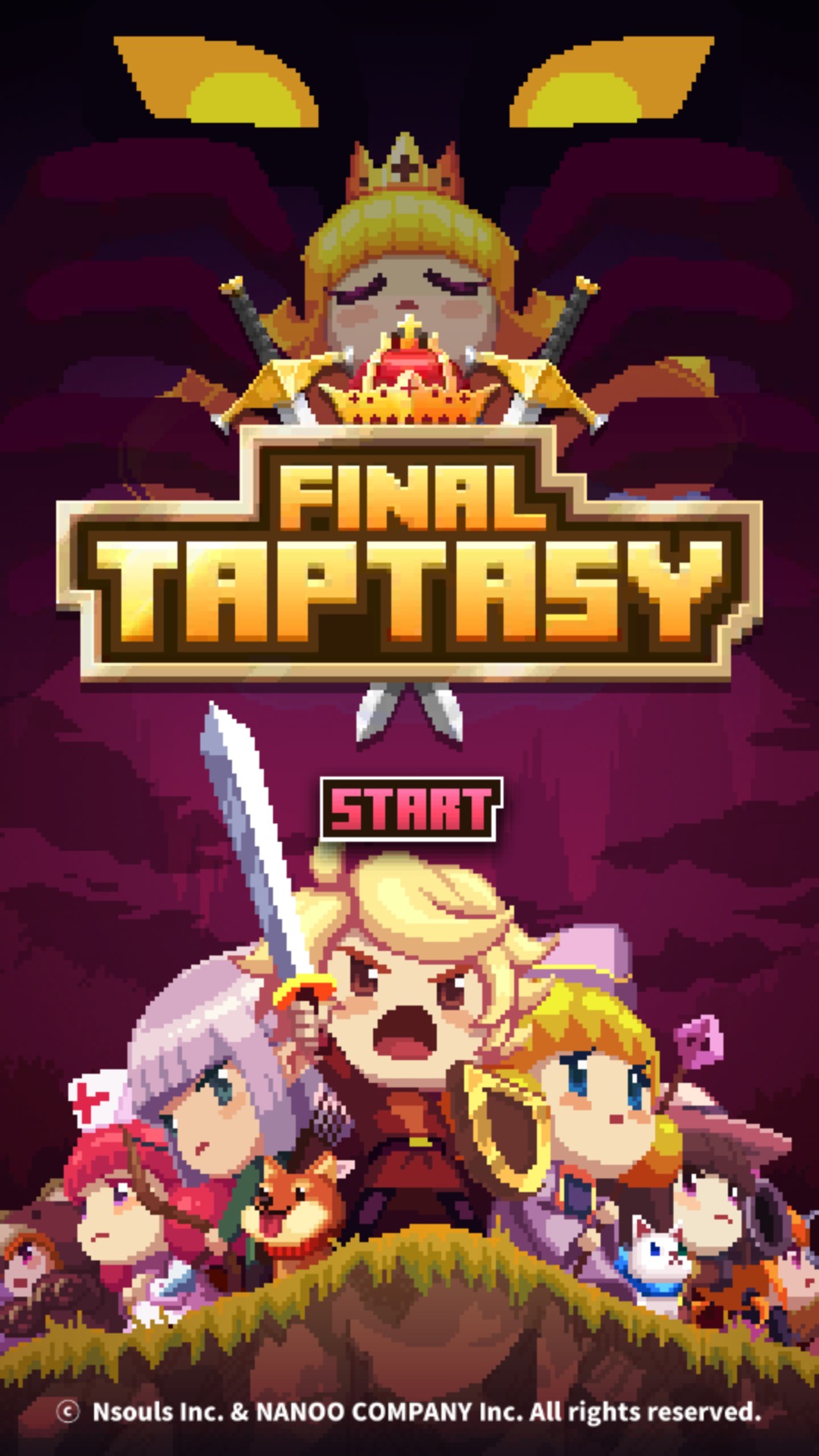 最终点击幻想内置菜单(FINAL TAPTASY)游戏截图1