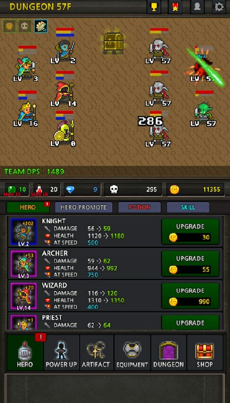 成长英雄内置菜单游戏截图4