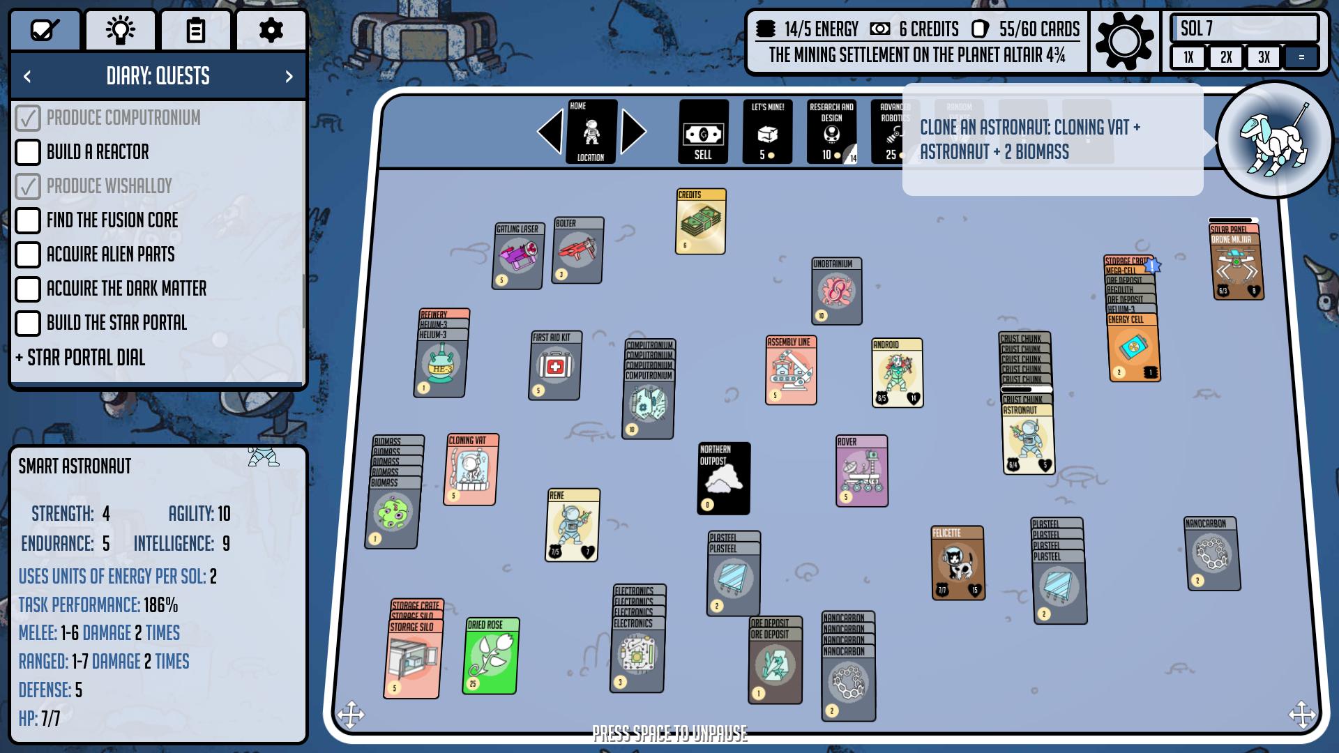 堆叠：太空游戏截图1