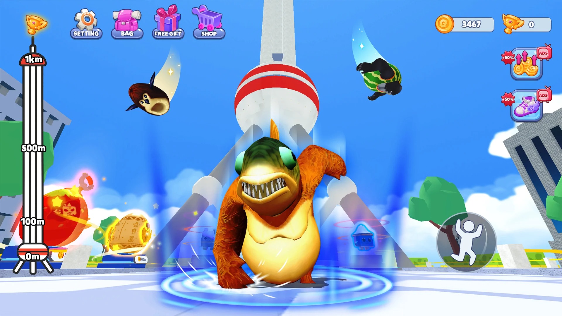 攀爬跳跃：塔楼挑战(Climb and Jump: Tower Challenge)游戏截图5