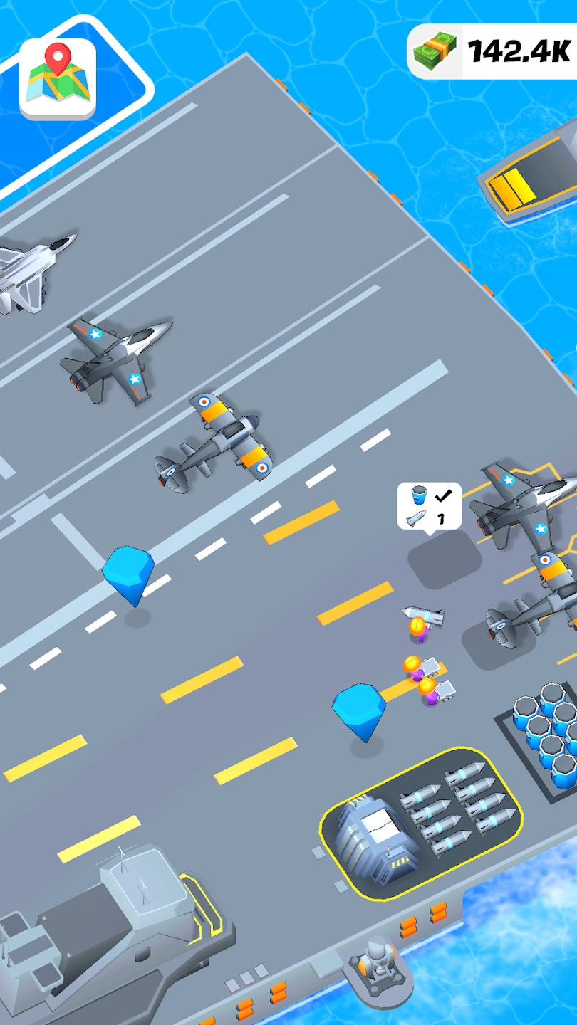 闲置航空母舰(Idle Aircraft Carrier)游戏截图3