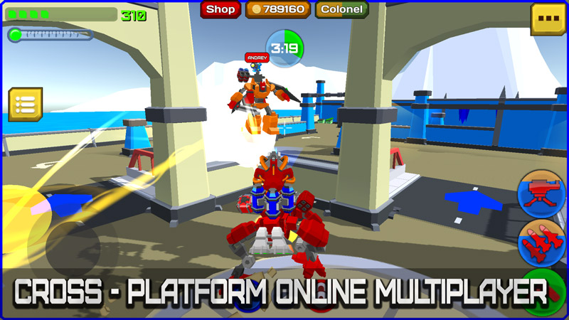 装甲小队机器人与机器人内置菜单(ArmoredSquad)游戏截图2