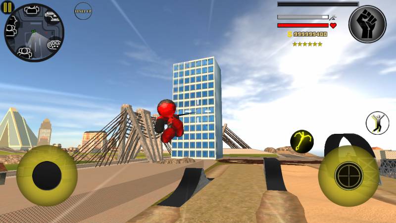 火柴人绳索英雄(Stick Rope Hero)游戏截图2