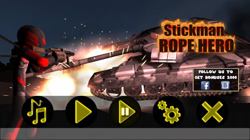 火柴人绳索英雄(Stick Rope Hero)游戏截图4