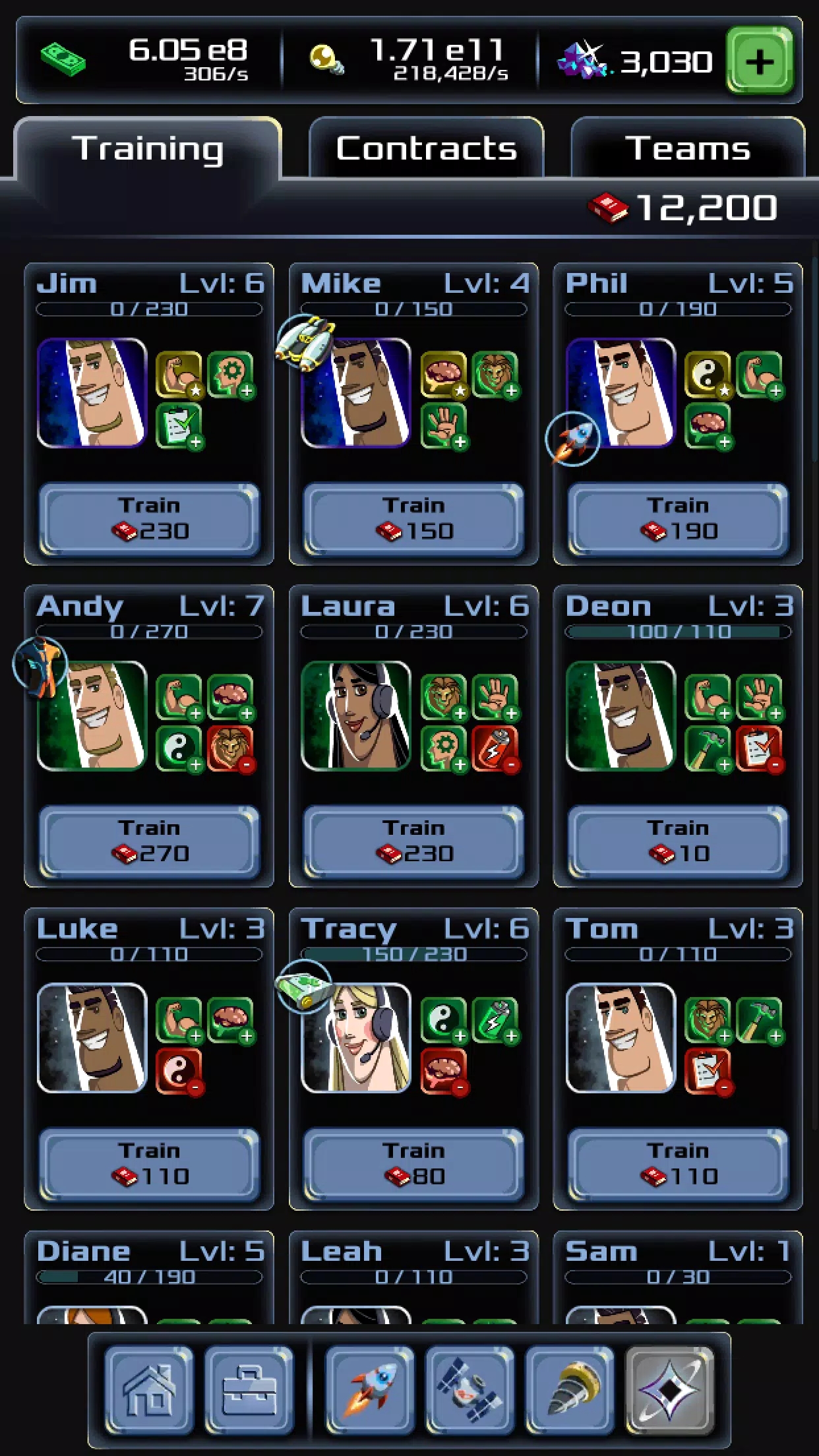 太空公司大亨内置菜单(Idle Space Company)游戏截图6