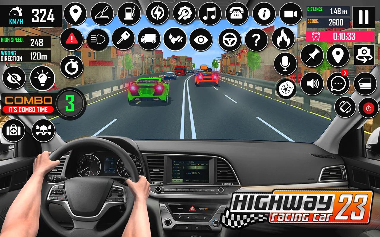 飙车模拟器(Racing in Highway Car)游戏截图1