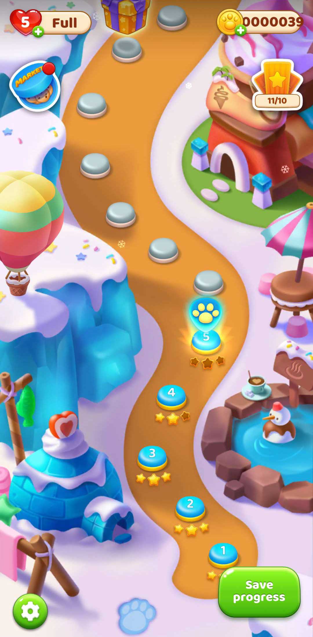 饼干消除(Dream Family)游戏截图2