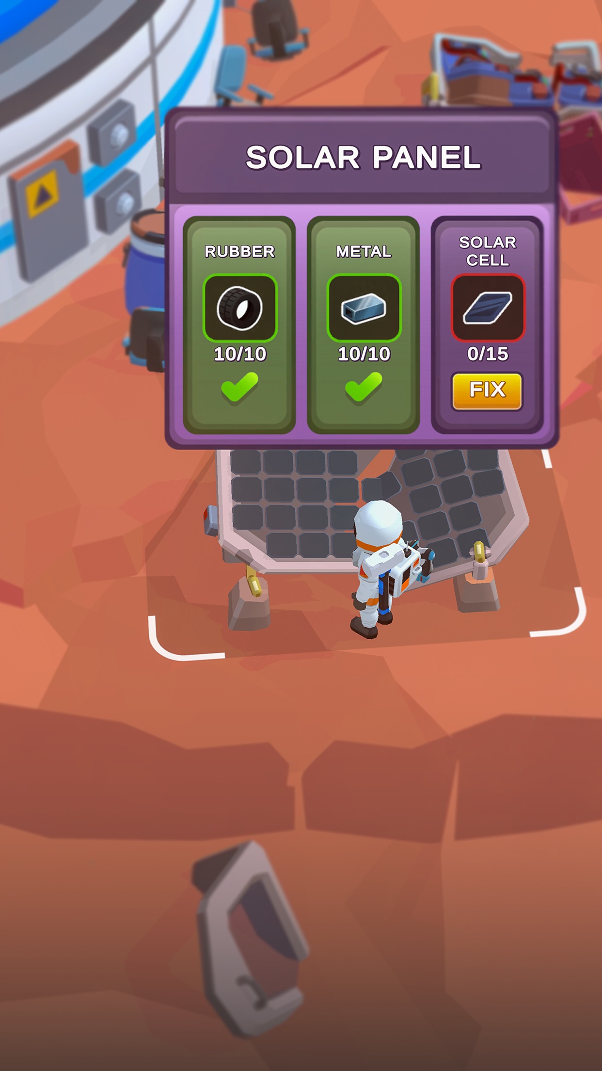 空闲循环内置菜单(Mars Survivor)游戏截图2