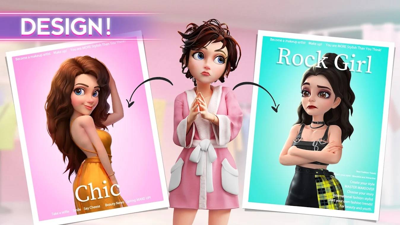 老姐向前冲内置菜单(Project Makeover)游戏截图1