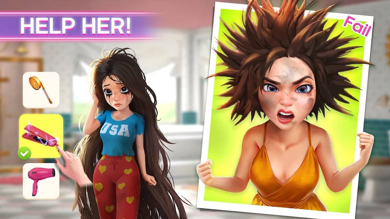 老姐向前冲内置菜单(Project Makeover)游戏截图2