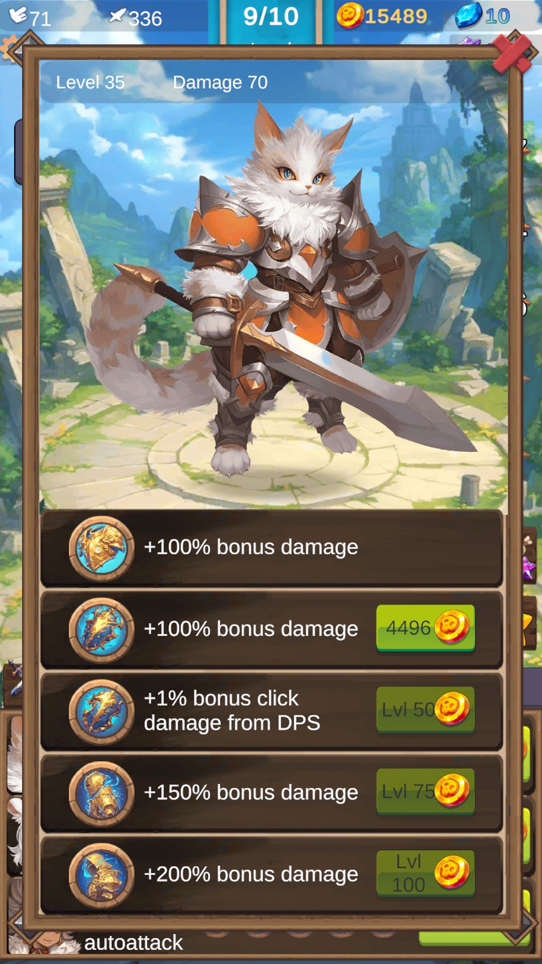 生命传奇内置菜单(Anima Saga - Clicker RPG)游戏截图3