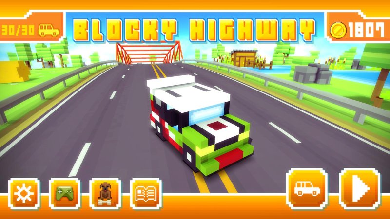 像素高速(Blocky Highway)游戏截图4