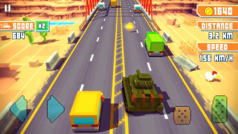 像素高速(Blocky Highway)游戏截图5