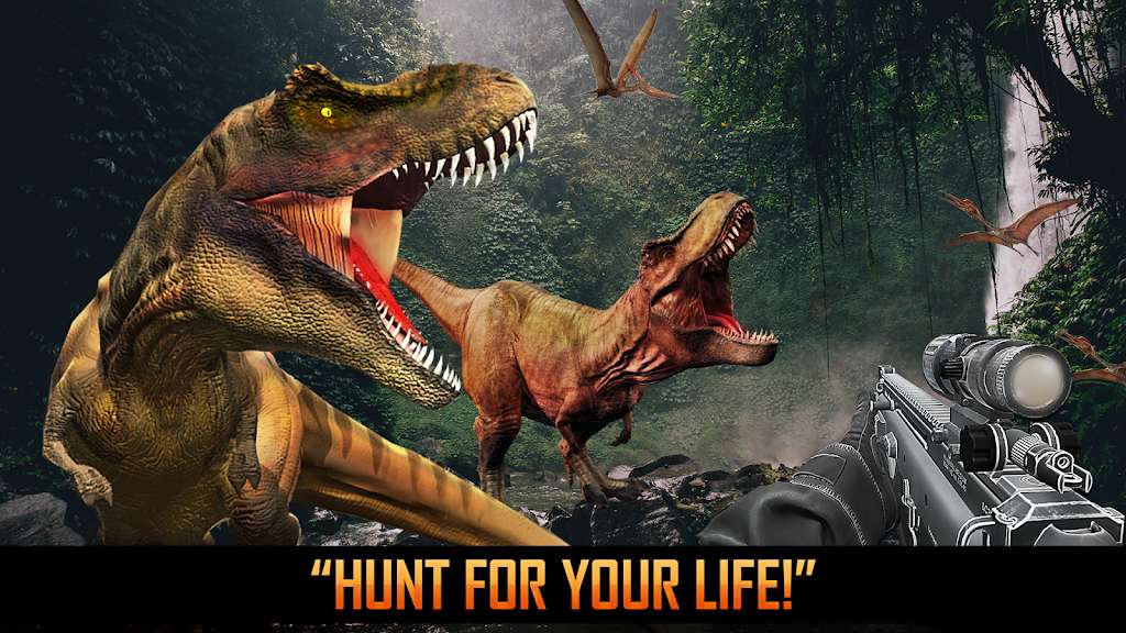 真正的恐龙狩猎2021内置菜单(Wild Dino Hunting Jungle Games)游戏截图4