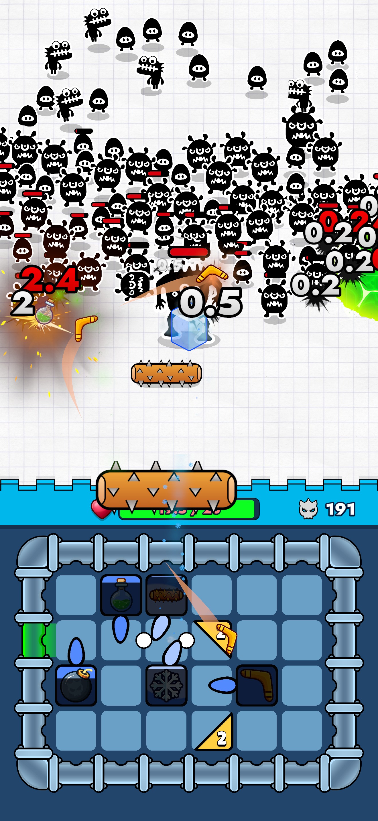 弹跳防御内置菜单(Bounce Defense)游戏截图2