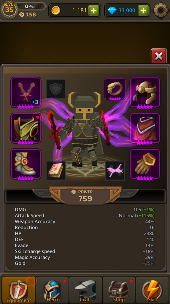 像素刀片革命内置菜单 截图1