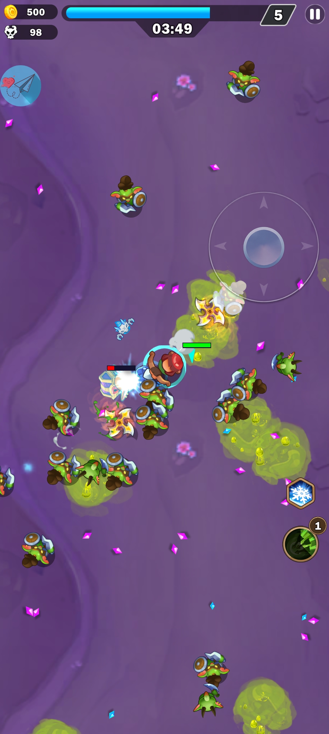 幸存者：向他们射击内置菜单(iSurvivor: Epic Shoot 'Em Up)游戏截图2