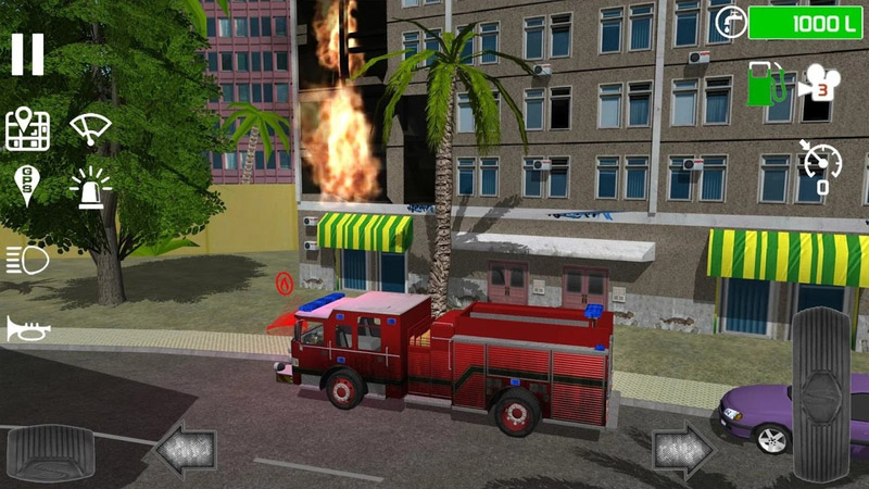 消防车模拟器(Fire Engine Simulator - Evo) 截图2