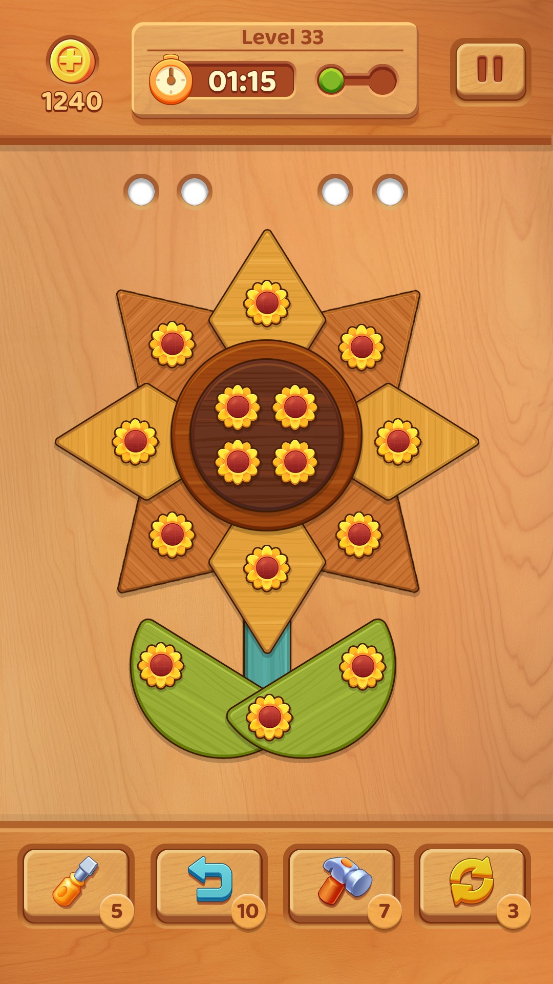 木螺钉内置菜单(Wooden Screw: Nuts and Bolts)游戏截图3