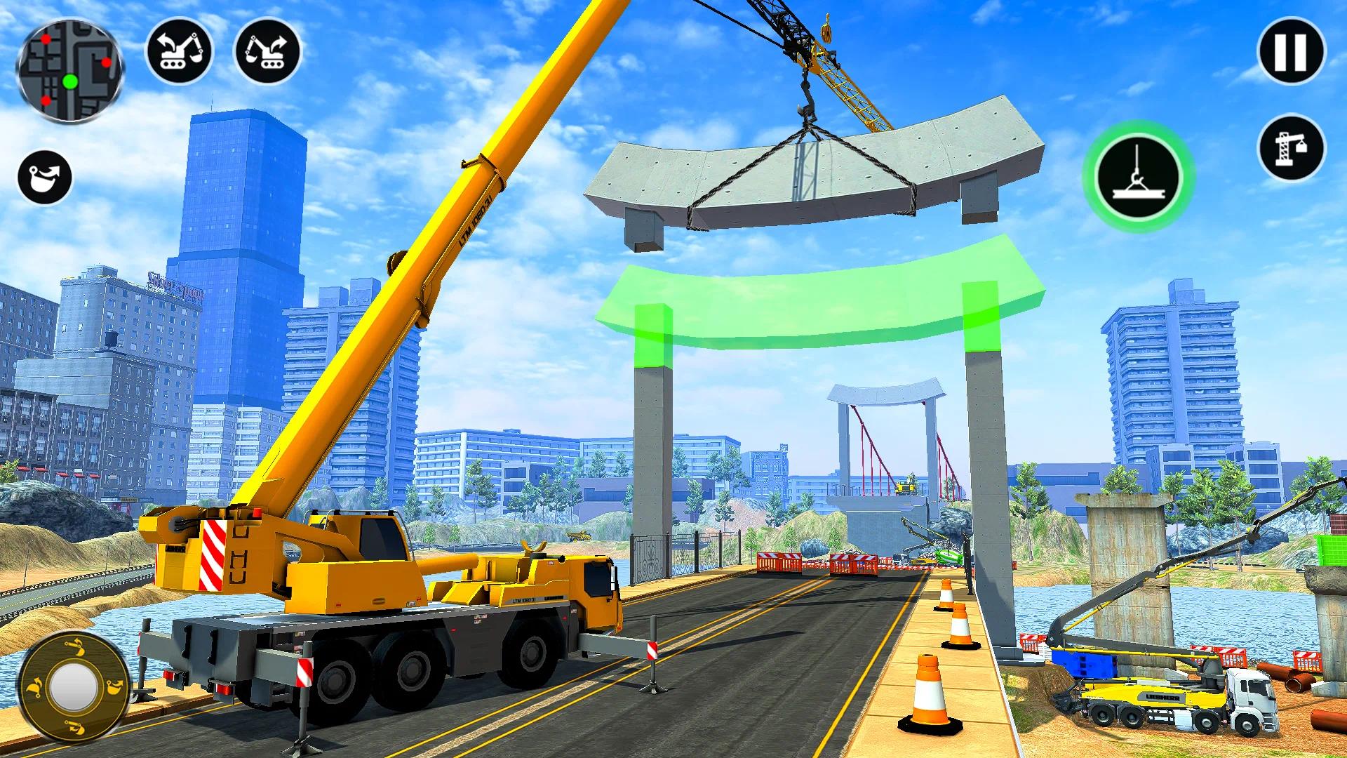 桥梁建设模拟器3D(Bridge Construction Simulator)游戏截图4