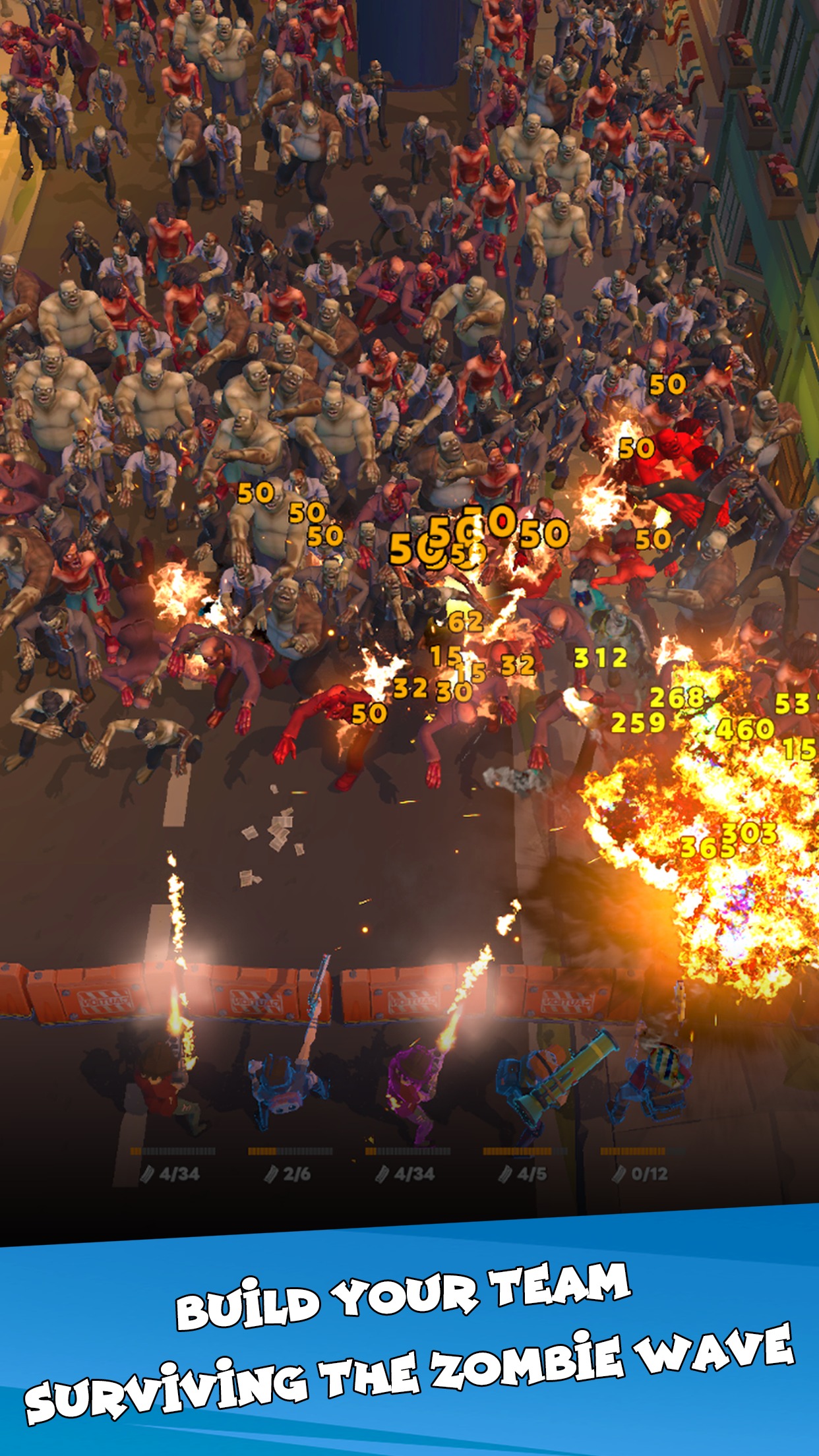 幸存者防御：僵尸狂潮内置菜单(Idle Zombie Wave)游戏截图1