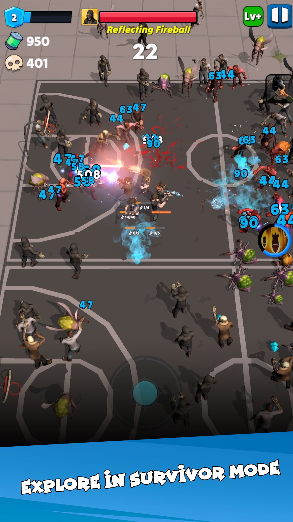 幸存者防御：僵尸狂潮内置菜单(Idle Zombie Wave)游戏截图3