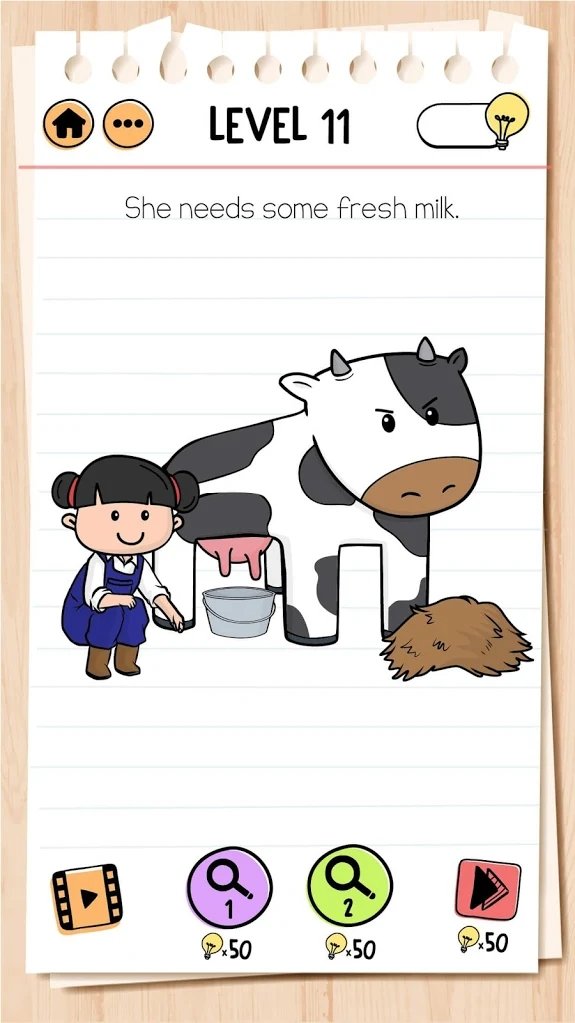 大脑测试：棘手难题内置菜单(Brain Test)游戏截图1