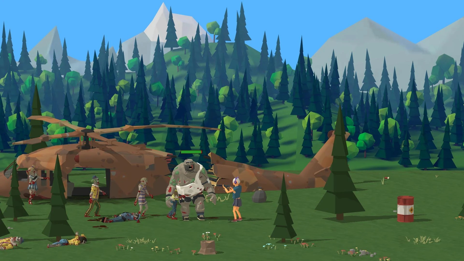 僵尸森林3中文版(Zombie Forest 3)游戏截图1