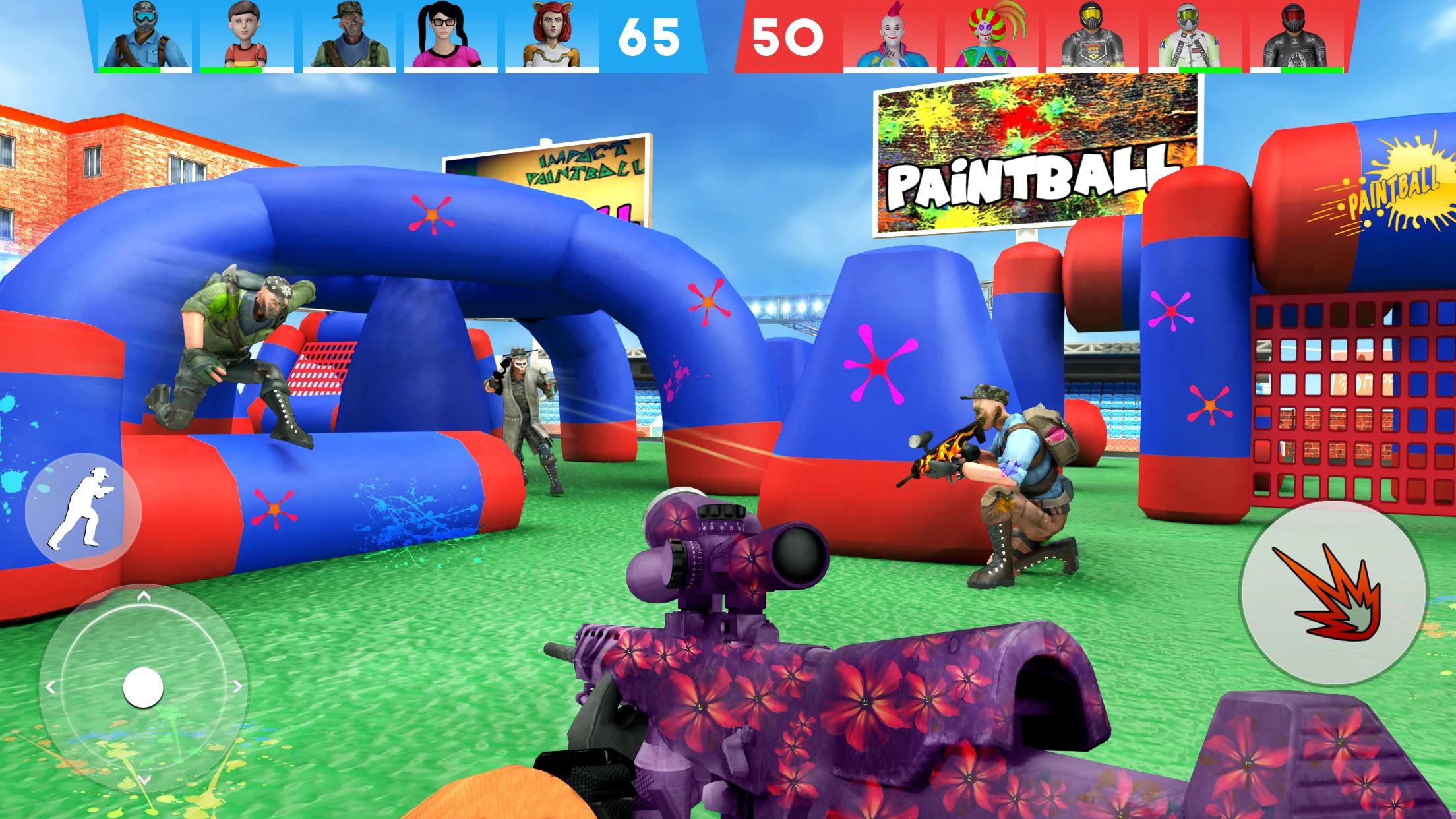 射击舞台3D内置菜单(Paintball Shooting)游戏截图4