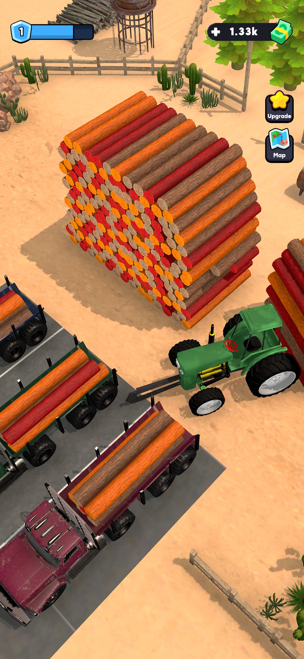 伐木工砍手内置菜单(Lumber Chopper)游戏截图1