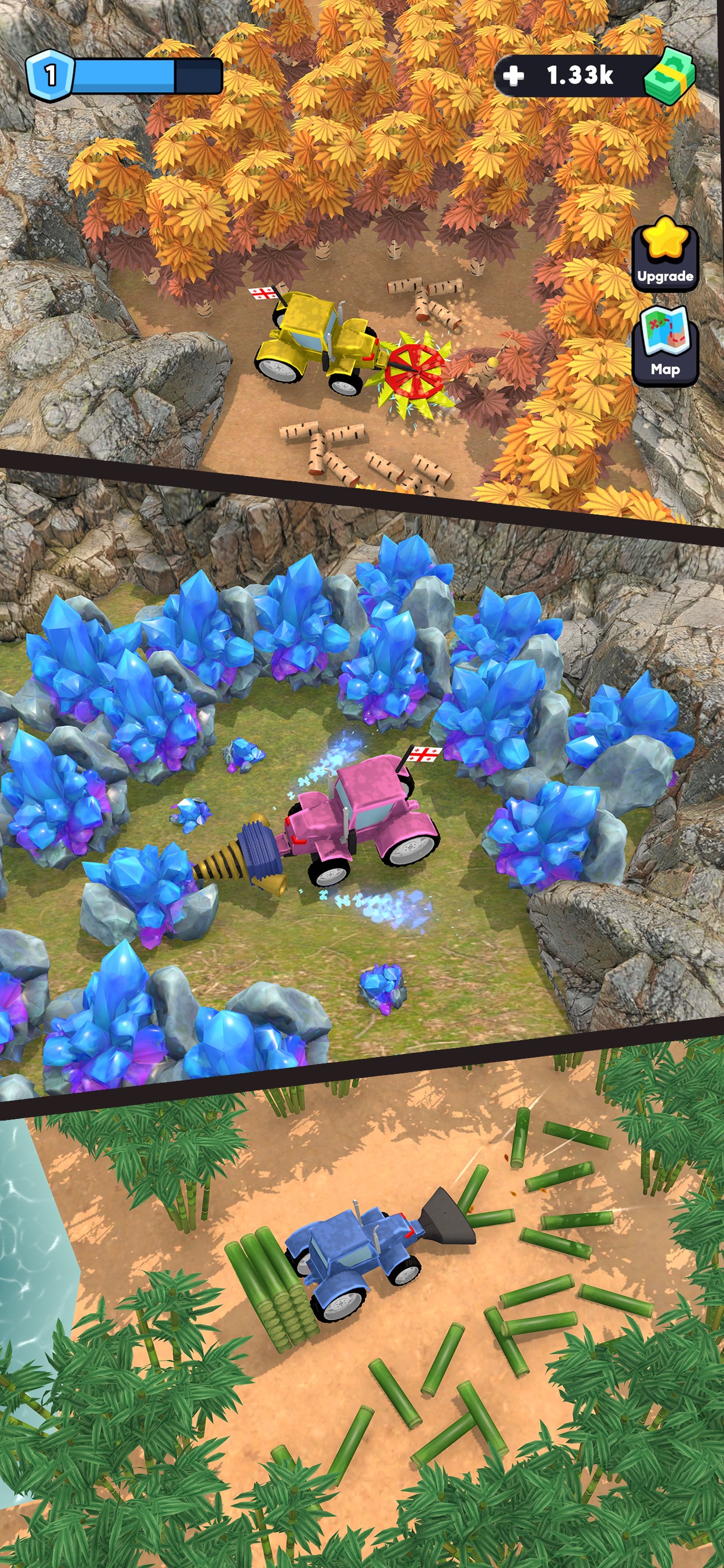 伐木工砍手内置菜单(Lumber Chopper)游戏截图2