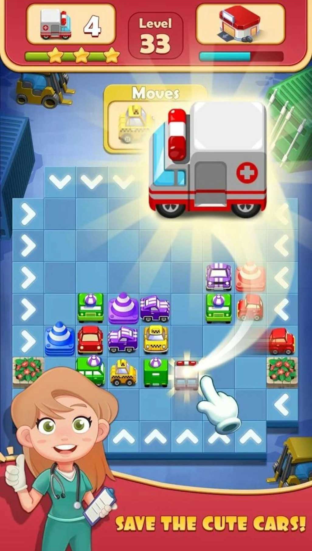 交通堵塞汽车之谜(Traffic Jam Cars Puzzle)游戏截图2