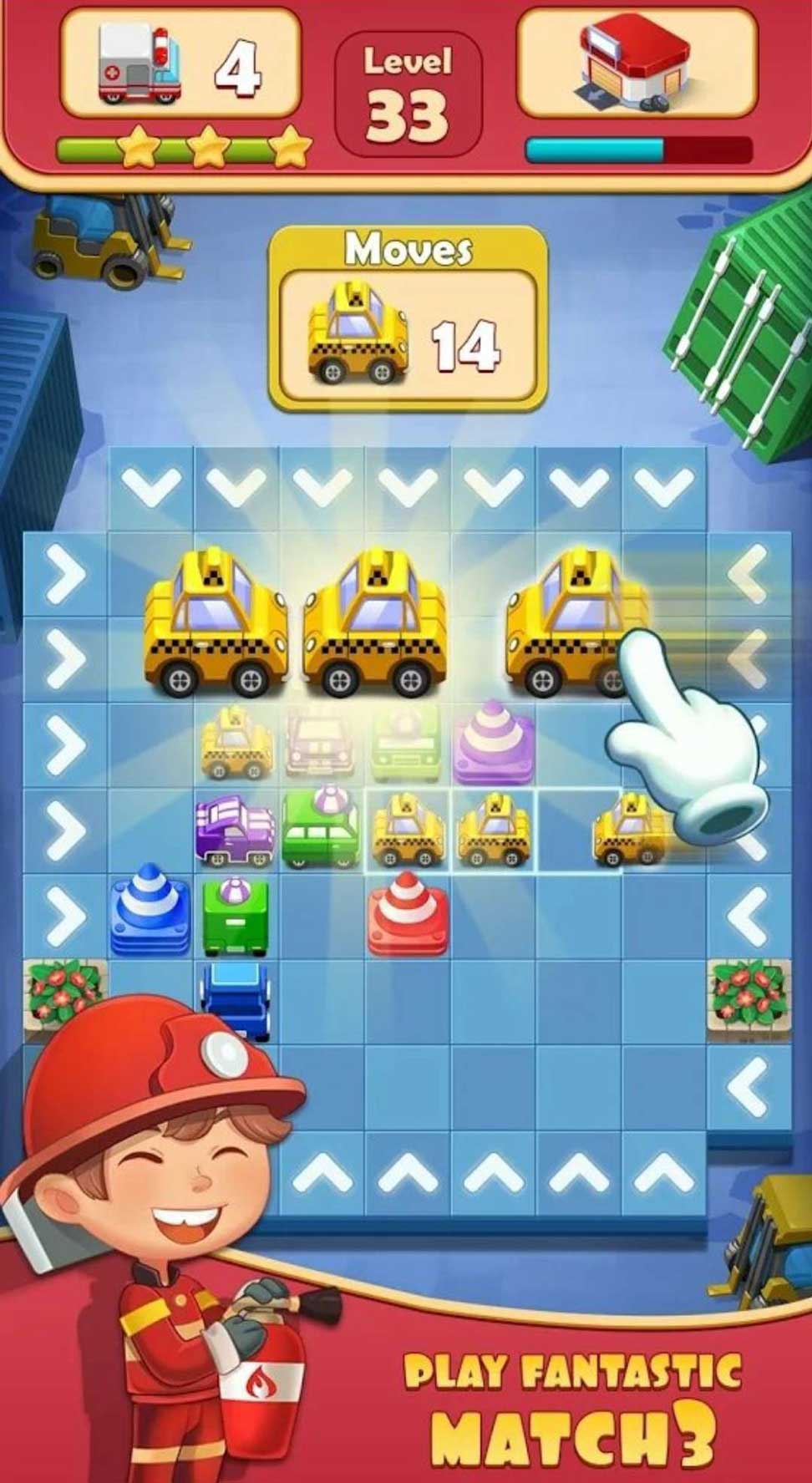 交通堵塞汽车之谜(Traffic Jam Cars Puzzle)游戏截图3