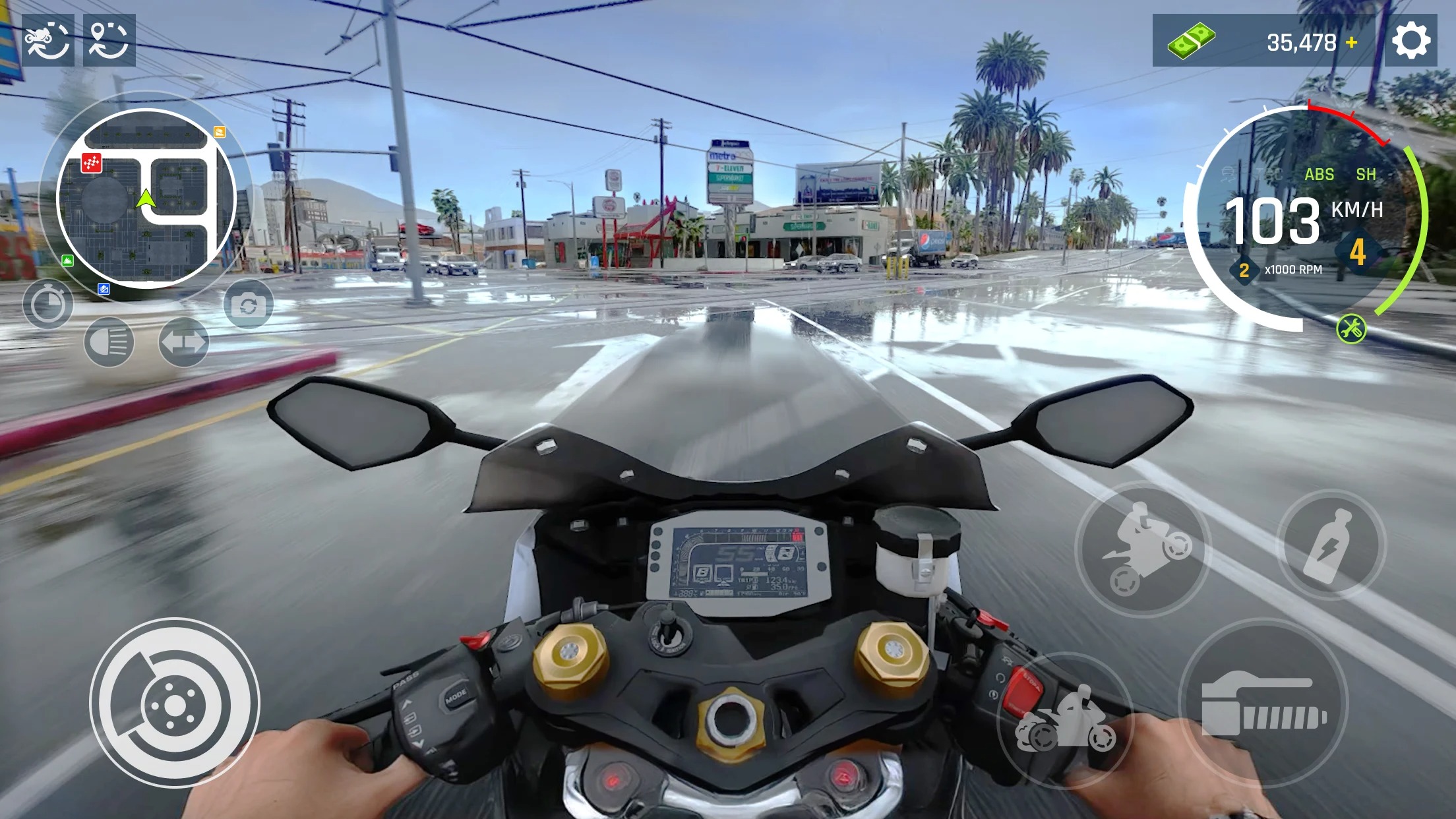 摩托车驾驶(Real Moto Driving)游戏截图1