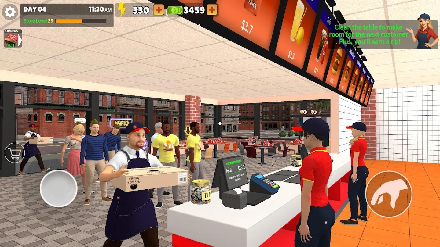 我的汉堡屋模拟器 截图1