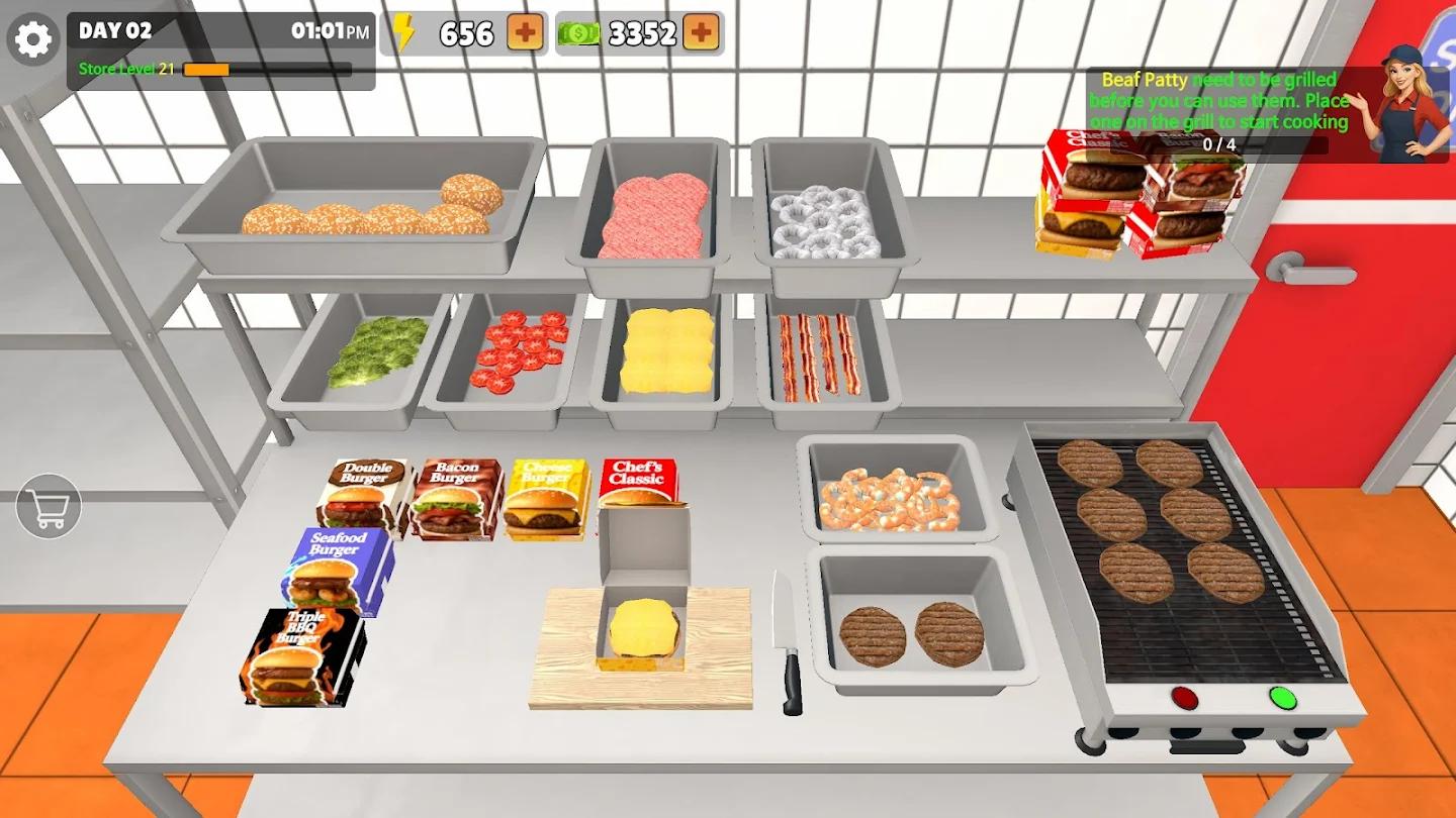 我的汉堡屋模拟器 截图5