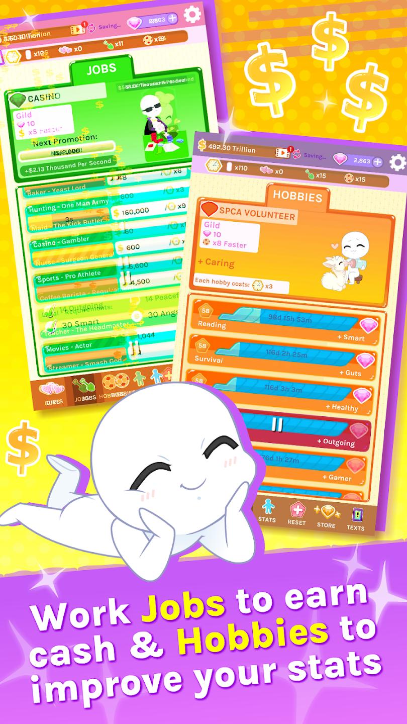 脸红脸红放置类乙女游戏内置菜单(BlushBlush)游戏截图3