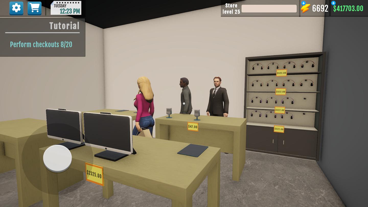 电子超市模拟器内置菜单(Electronics Store Simulator 3D)游戏截图1