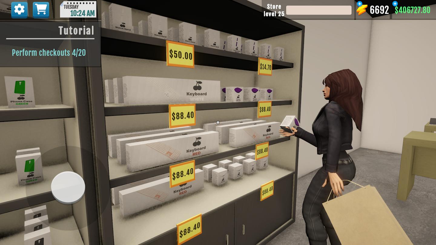 电子超市模拟器内置菜单(Electronics Store Simulator 3D)游戏截图2