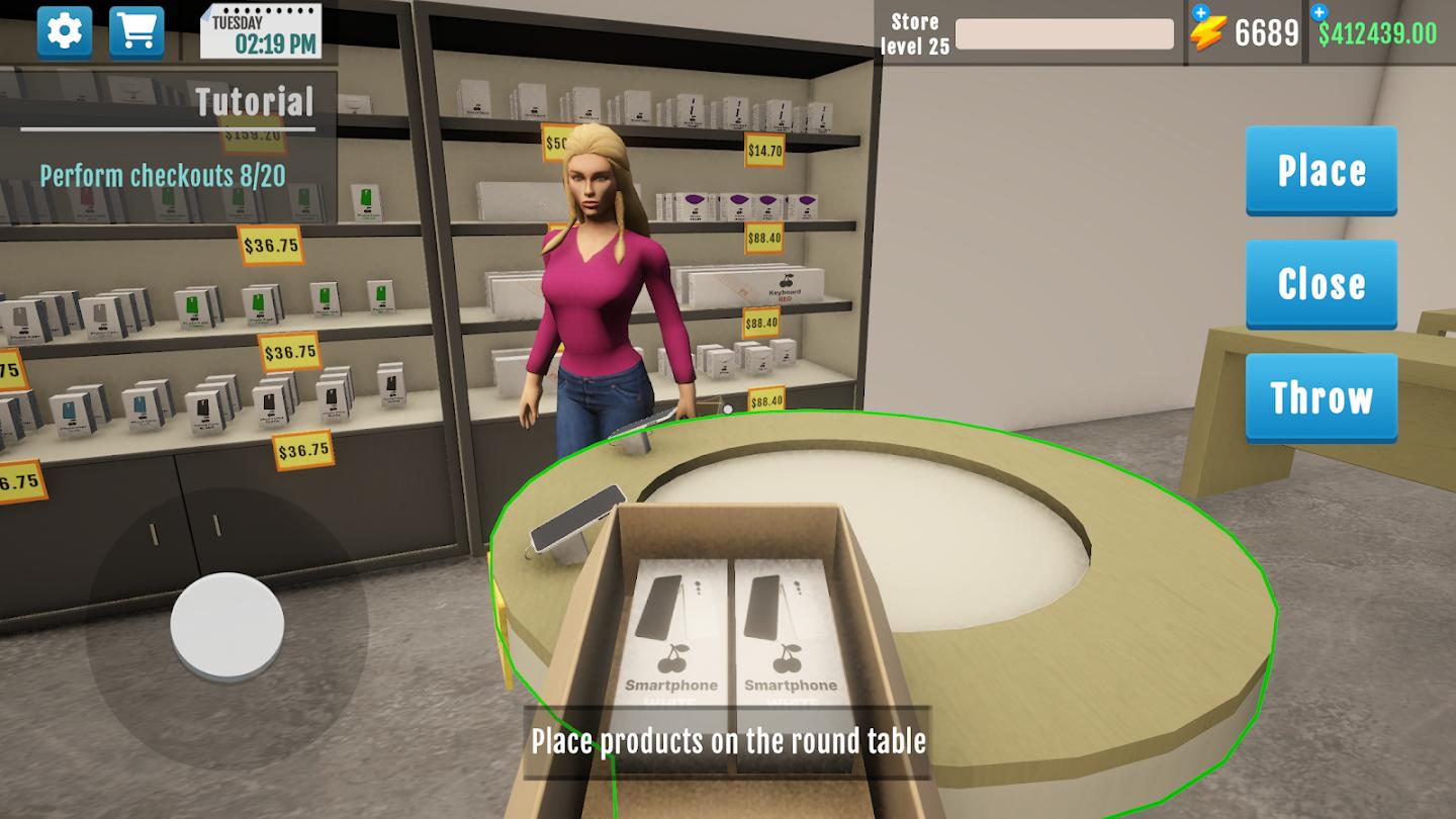 电子超市模拟器内置菜单(Electronics Store Simulator 3D)游戏截图3