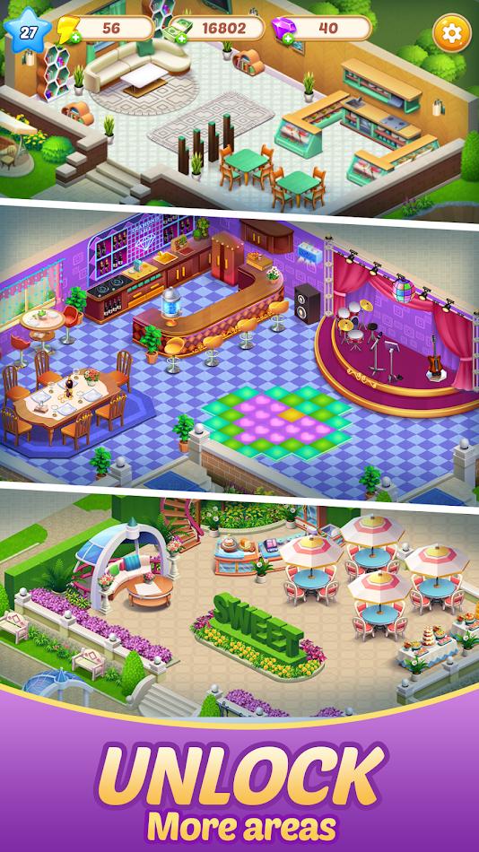 合并食物：餐厅装饰(Merge Food)游戏截图2