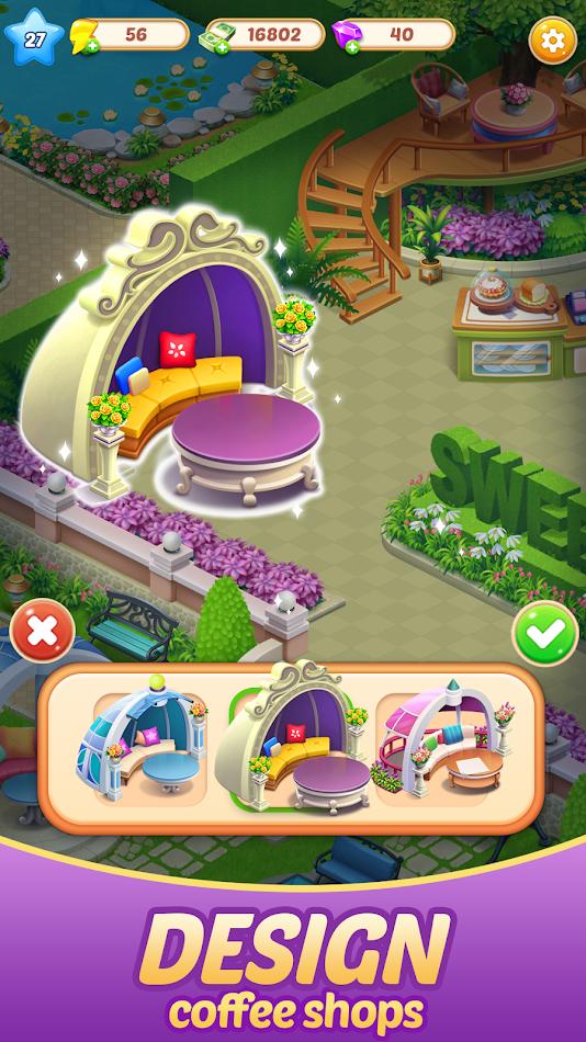 合并食物：餐厅装饰(Merge Food)游戏截图3