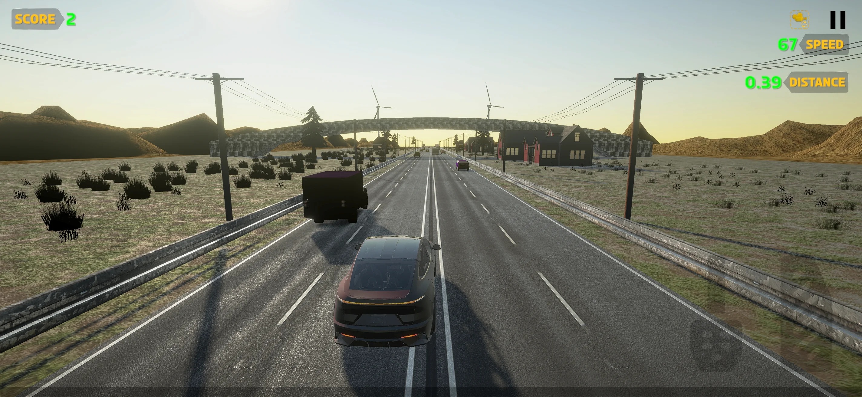 交通竞赛3D(Traffic Race 3D)游戏截图3