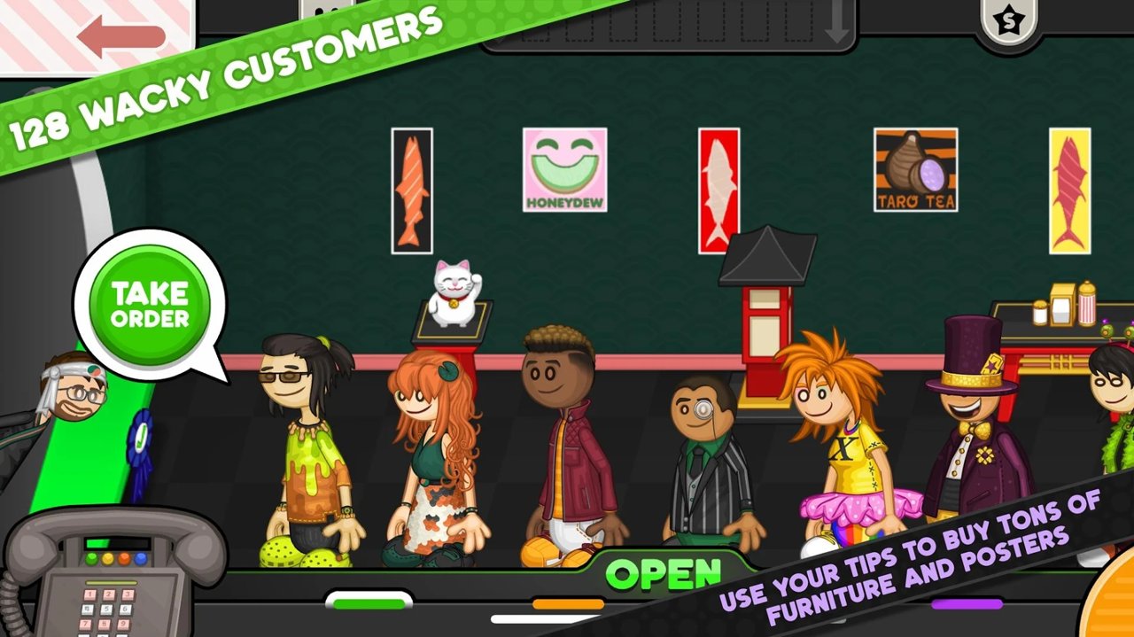 老爹寿司店游戏截图5